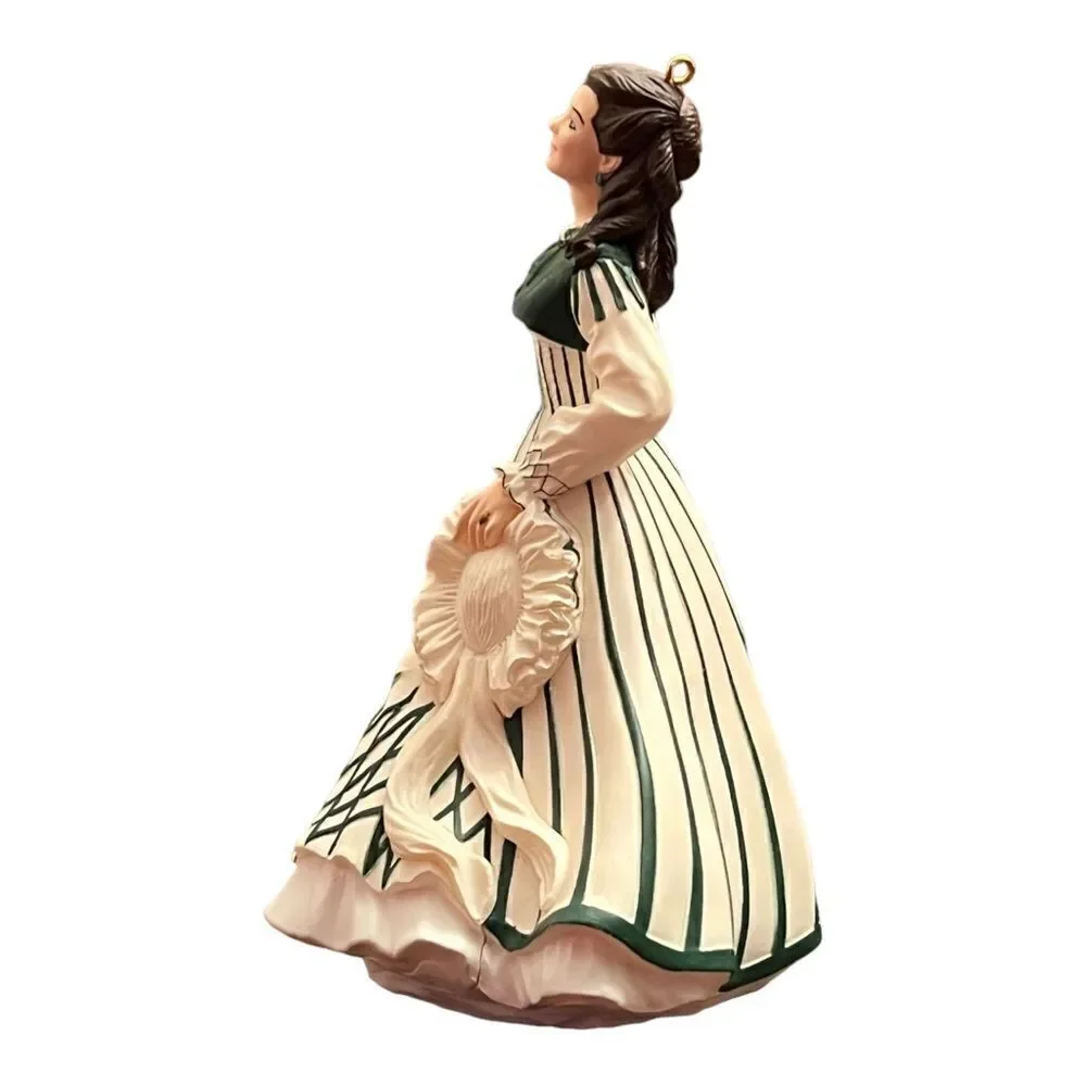 Hallmark Keepsake Ornament Scarlett O'Hara in Green Striped Dress #3 in Series